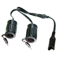 Optimate Cable, Y-Splitter, Sae In To 2 X Auto Socket Out O-26